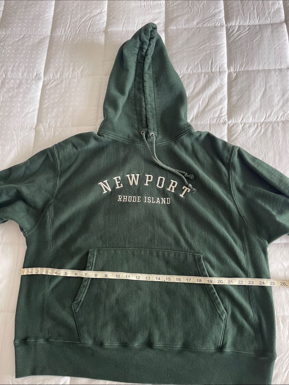Champion Dark Green Newport Rhode Island Hoodie